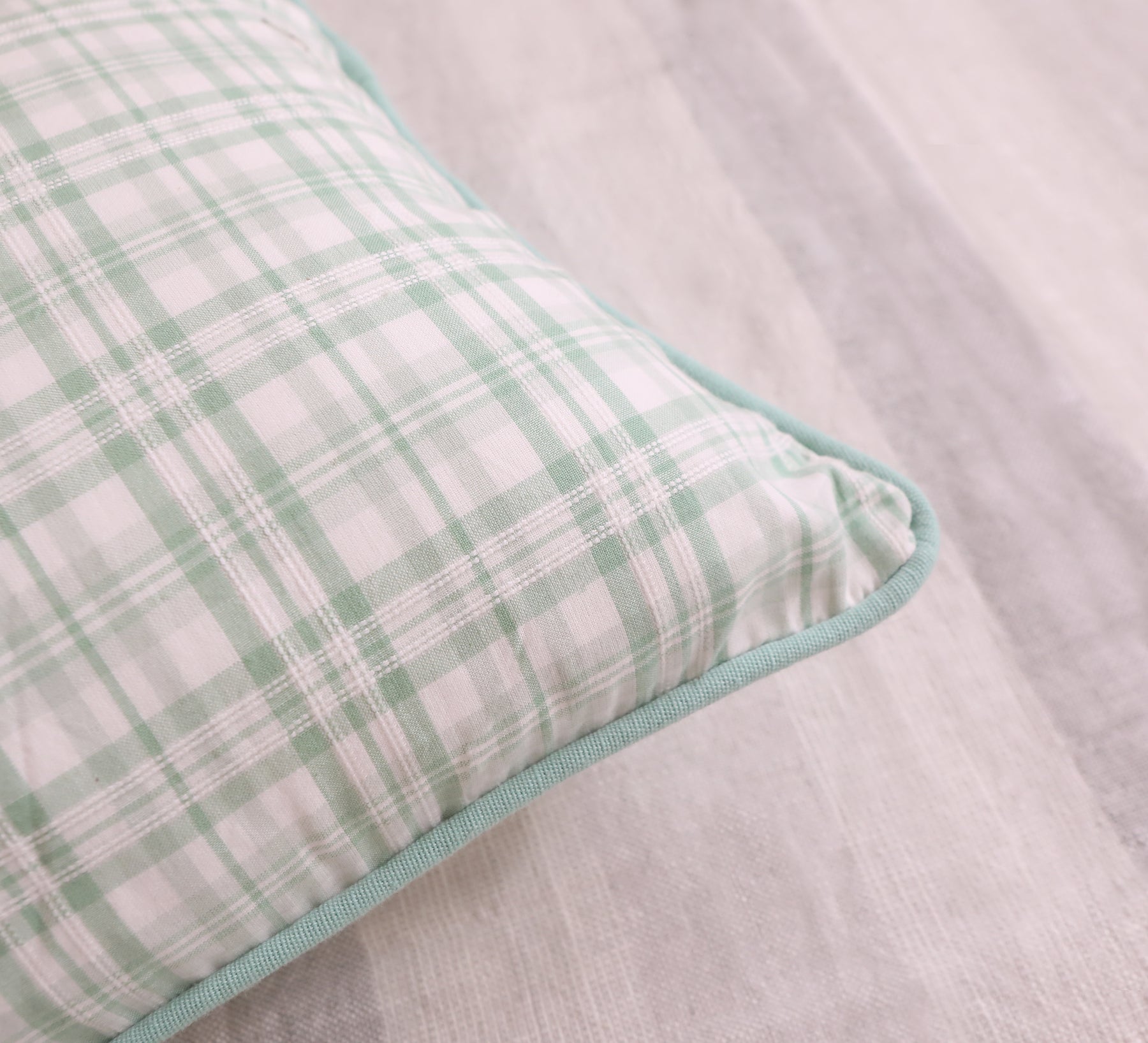 Slub woven Lumbar cushion covers
