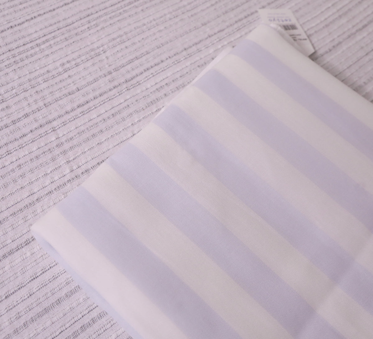 Chambray Stripe Double Bed Duvet Cover