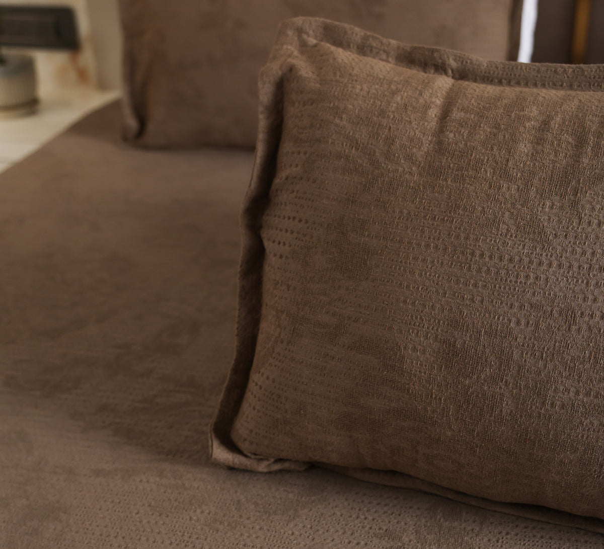 Retiyo Self Jacquard 100% Cotton Ultra Soft Bed Sheet