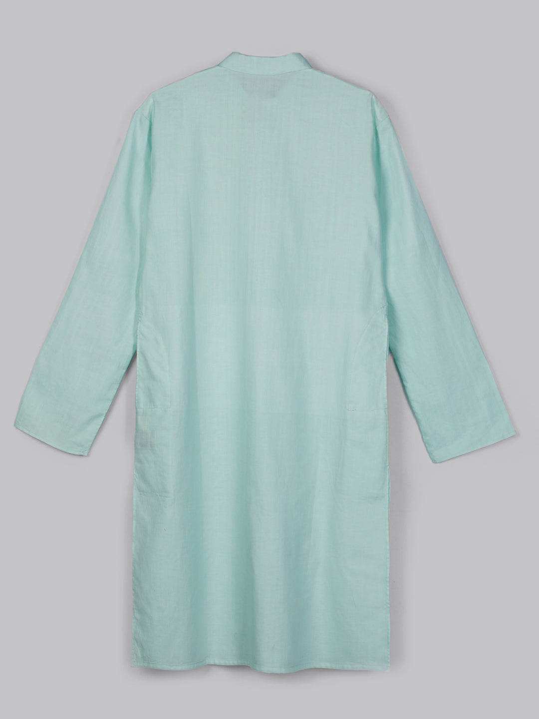 Eco Khadi Aqua Blue Kurta