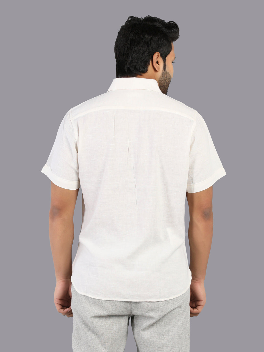 Eco Khadi Cotton Classic White Shirt - Eashav
