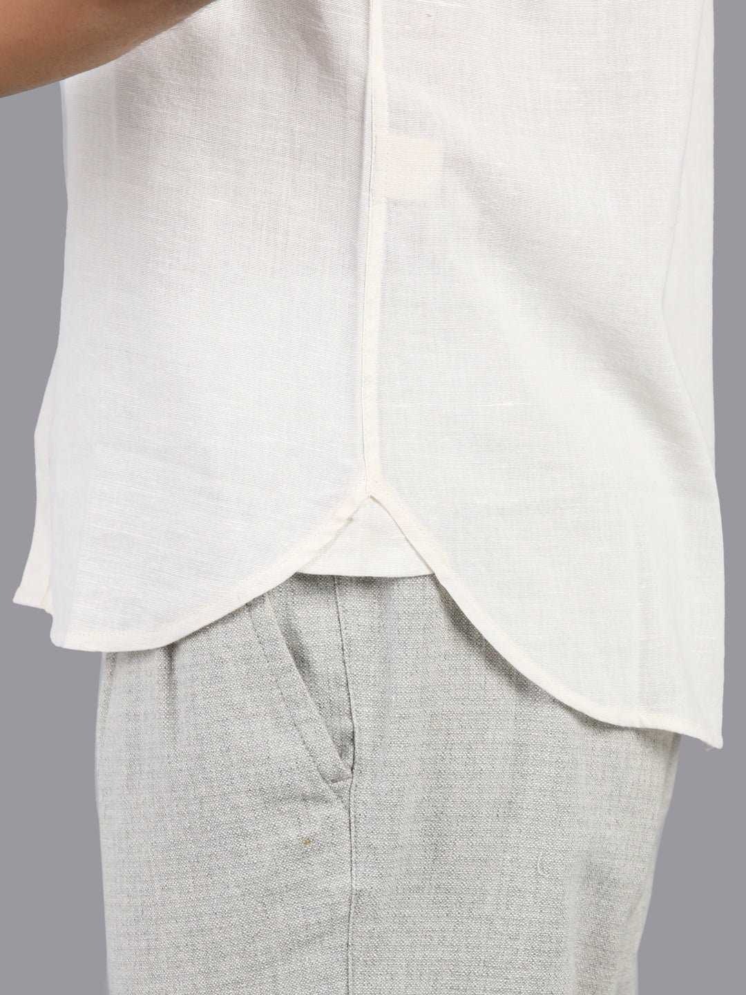 Eco Khadi Cotton Classic White Shirt - Eashav