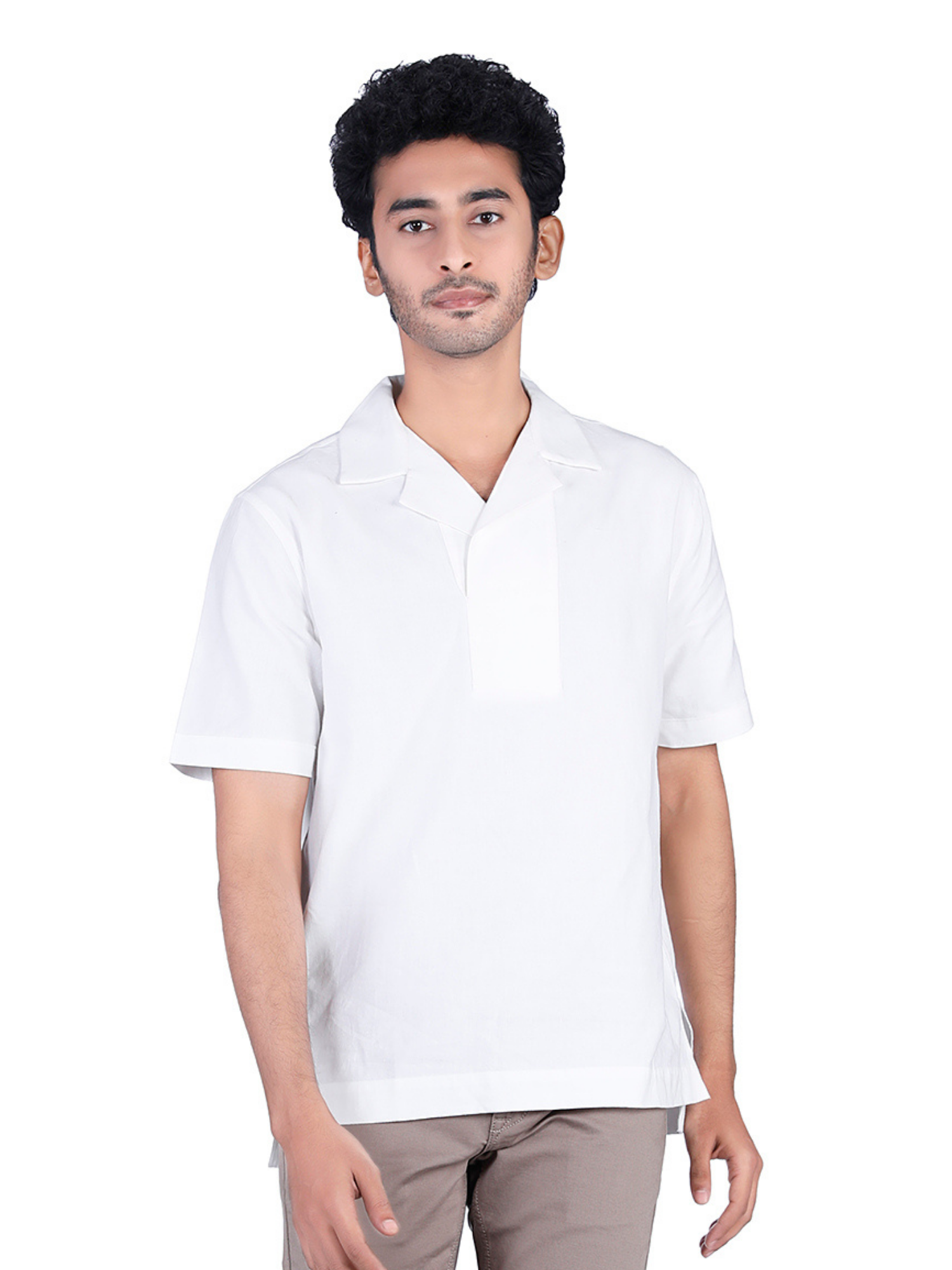 Eco Khadi Cotton White Shirt