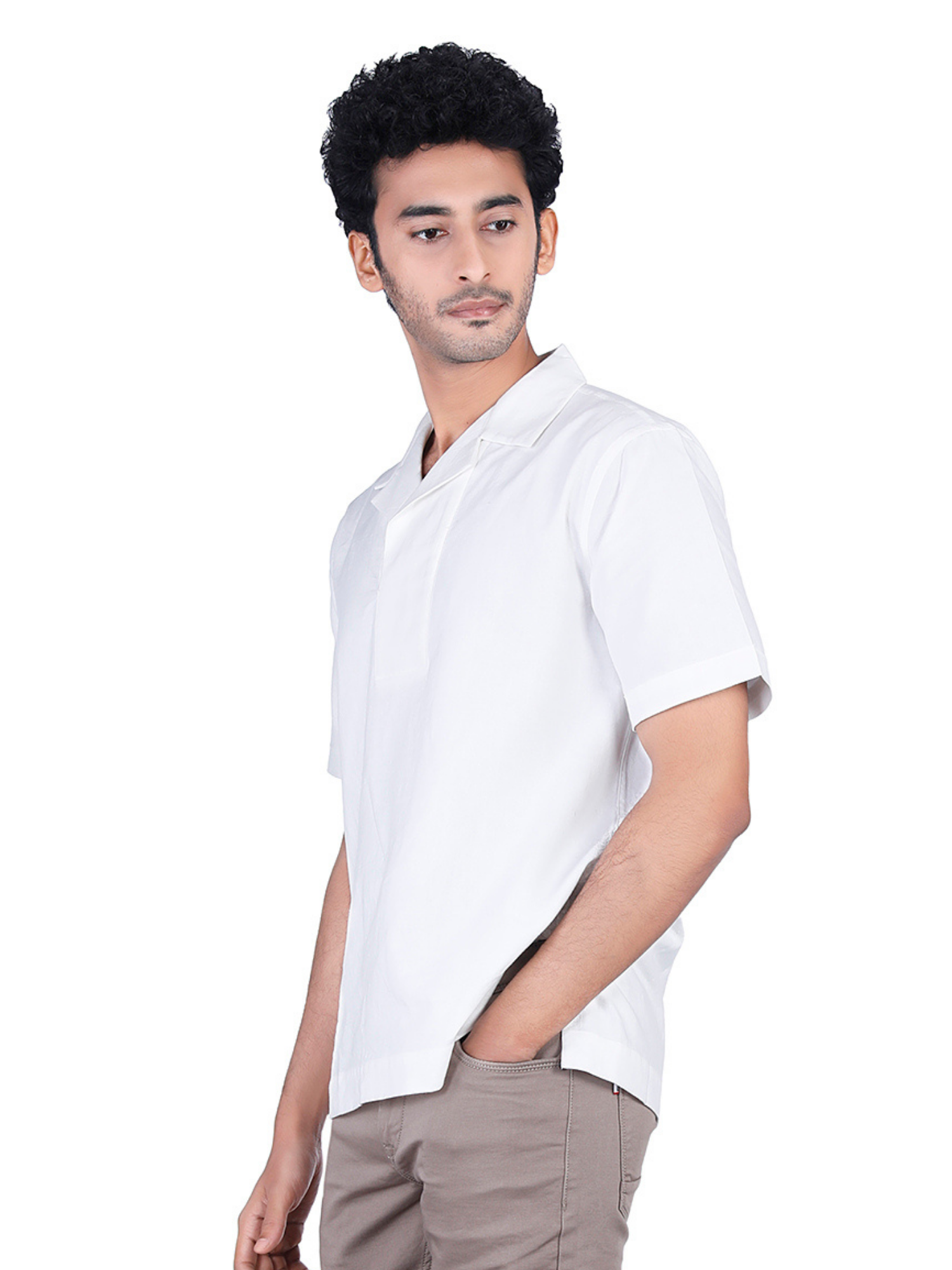 Eco Khadi Cotton White Shirt