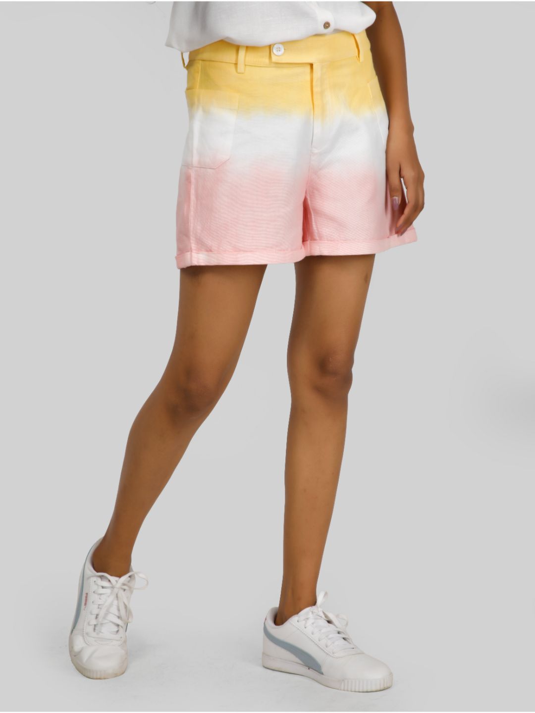 Eco Khadi Ombre Multicolor Short