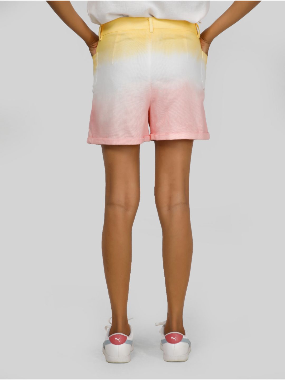 Eco Khadi Ombre Multicolor Short