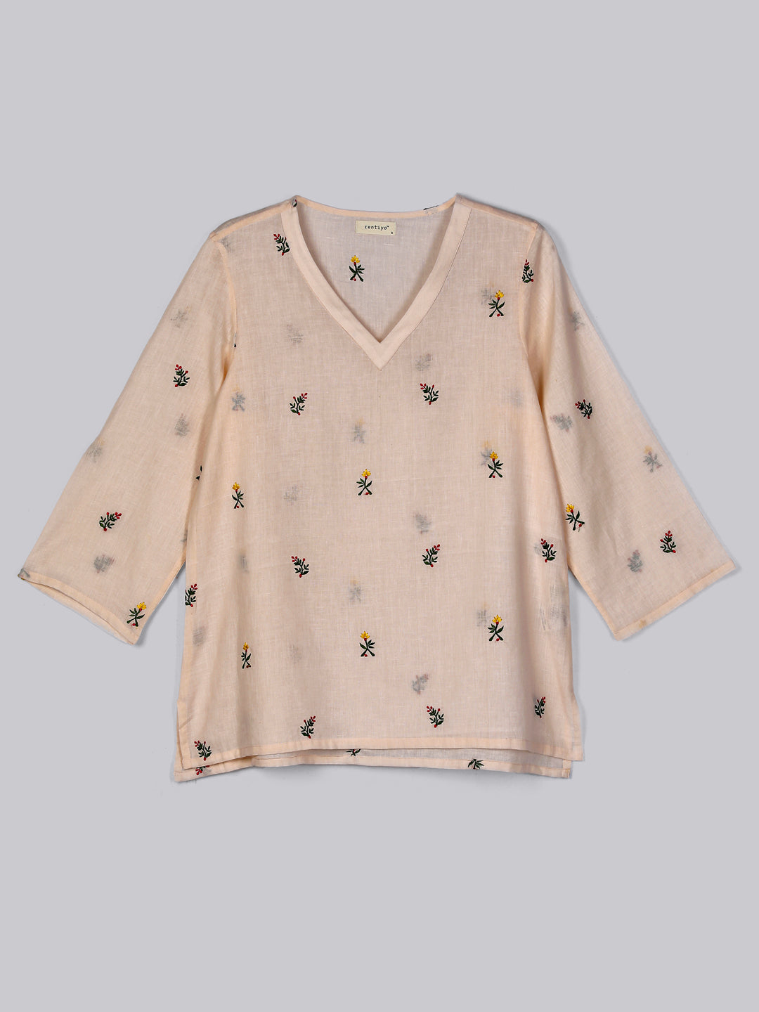 Eco Khadi Cotton Rose Tunic