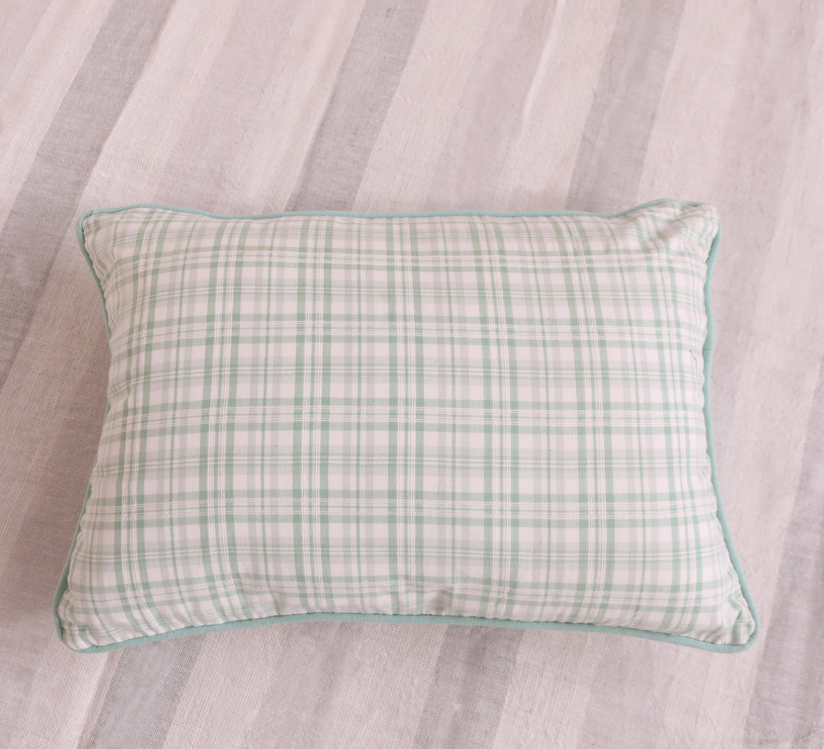 Slub woven Lumbar cushion covers