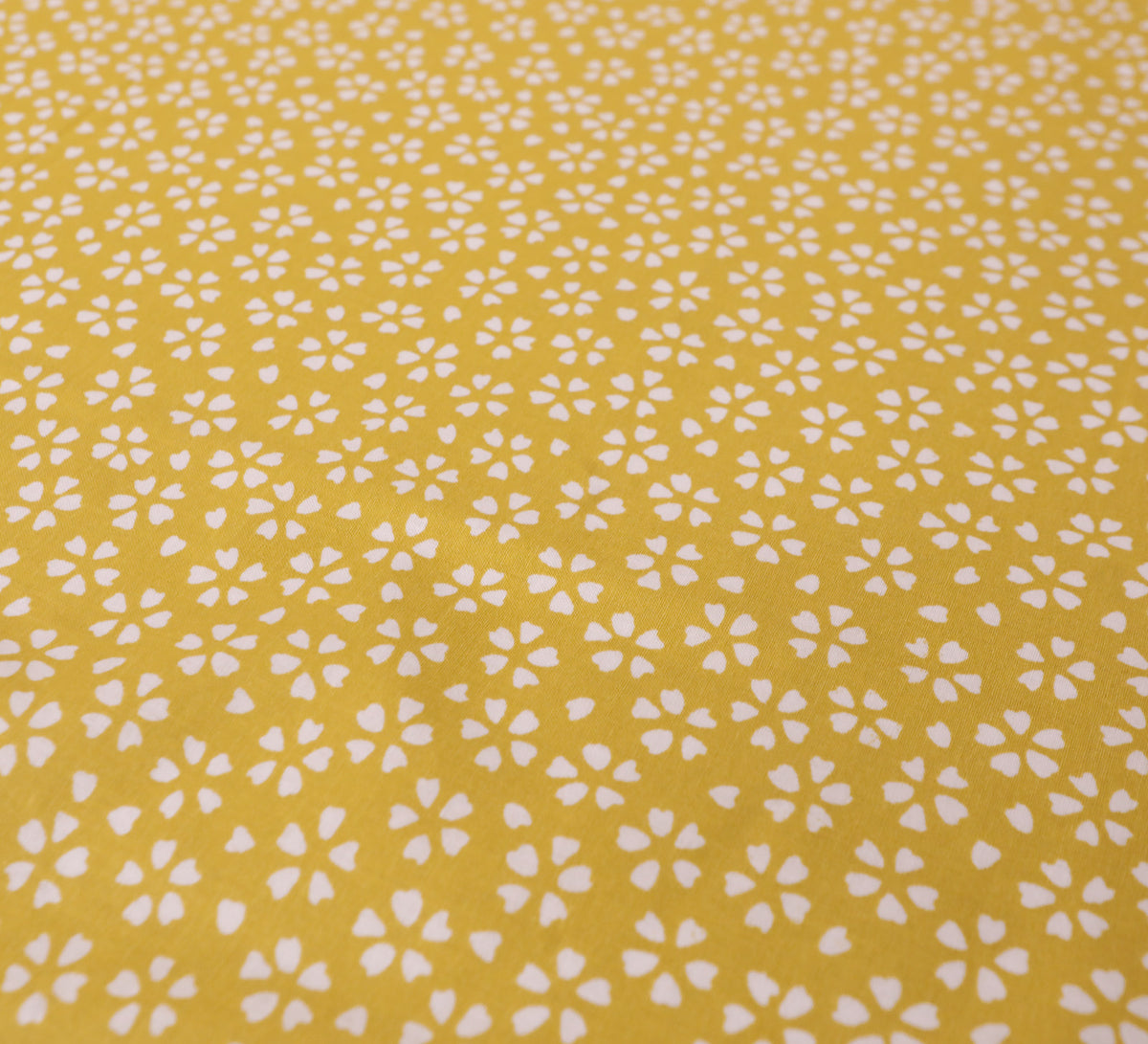 Yellow flower 100% cotton Single Bed Dhoar