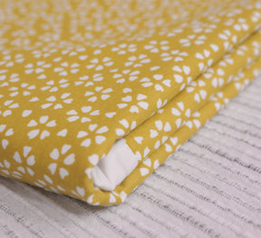 Yellow flower 100% cotton Single Bed Dhoar