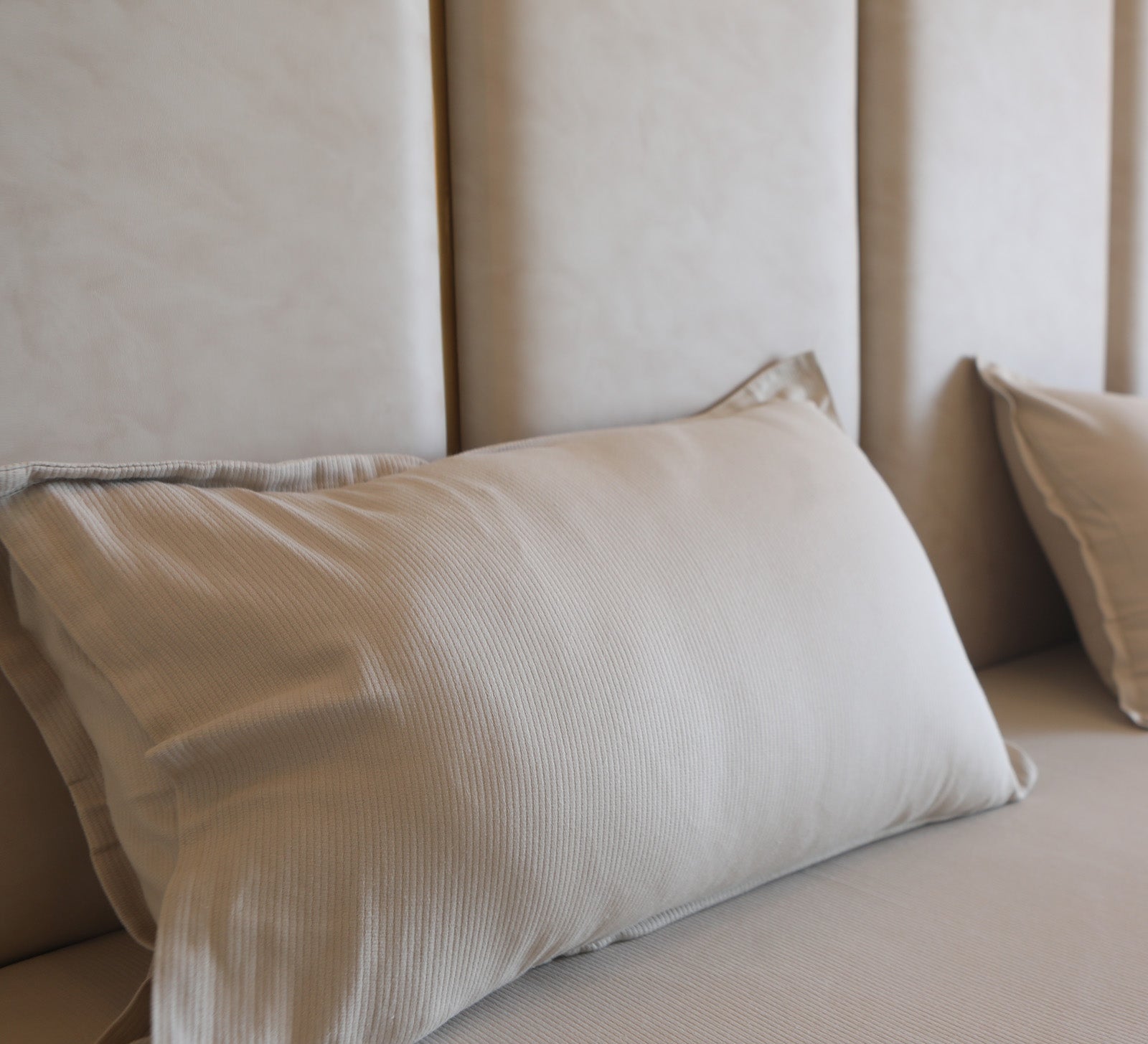 Ribbed 100% cotton bed sheet