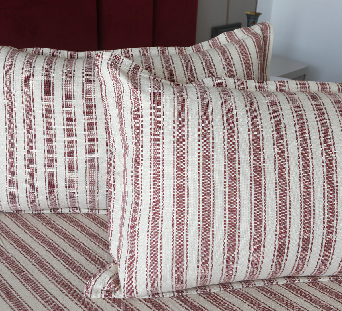 100% cotton Ribbed Double  Bed Cover