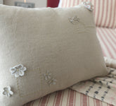 Embroyed Linen With Filler