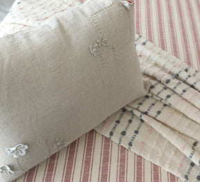 Embroyed Linen With Filler