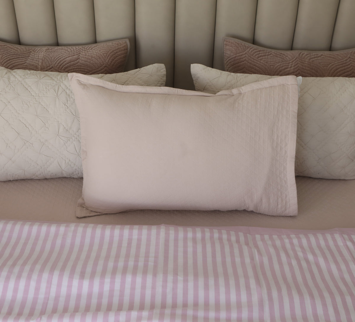 Cambric Stripe Double Bed Duvet Cover