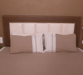 Organic Cotton Brown Double bed cover