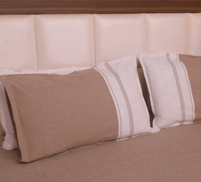Organic Cotton Brown Double bed cover