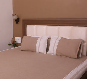 Organic Cotton Brown Double bed cover