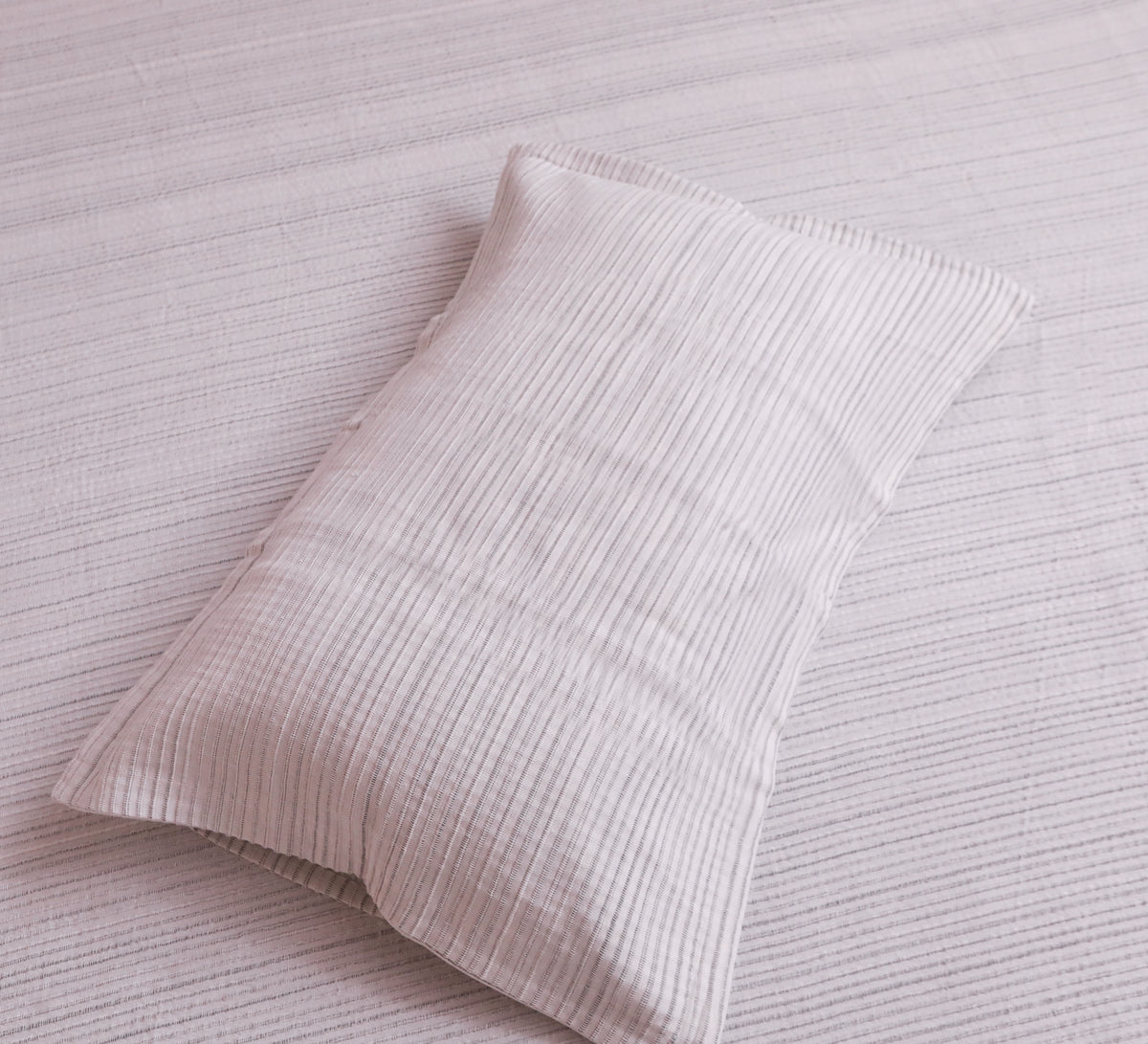 Woven Stripe Double  Bed Sheet