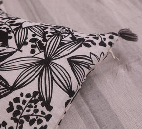 Black Forest leaves Lumbar cushion covers