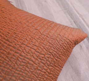 Quilted Silk Cushion Cover