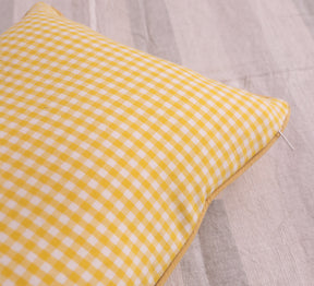 Quilted Silk Lumber  Cushion Cover
