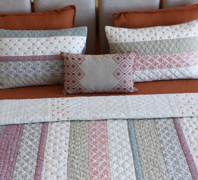 100% Cotton Patch work hand quilted double bed quilt