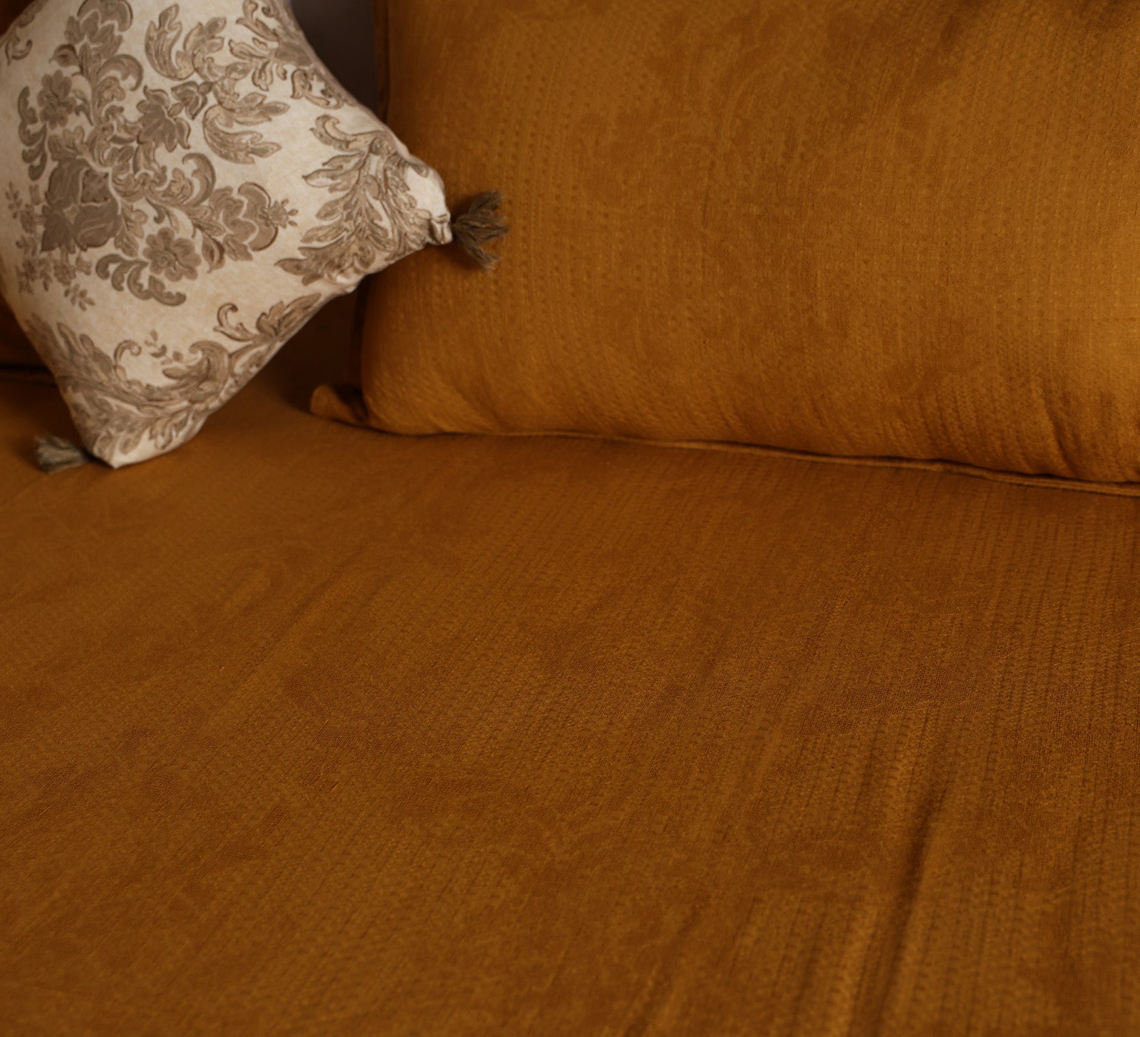 Retiyo Self Design Jacquard 100% Cotton Ultra Soft Bed Sheet