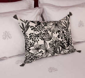 Black Forest leaves Lumbar cushion covers