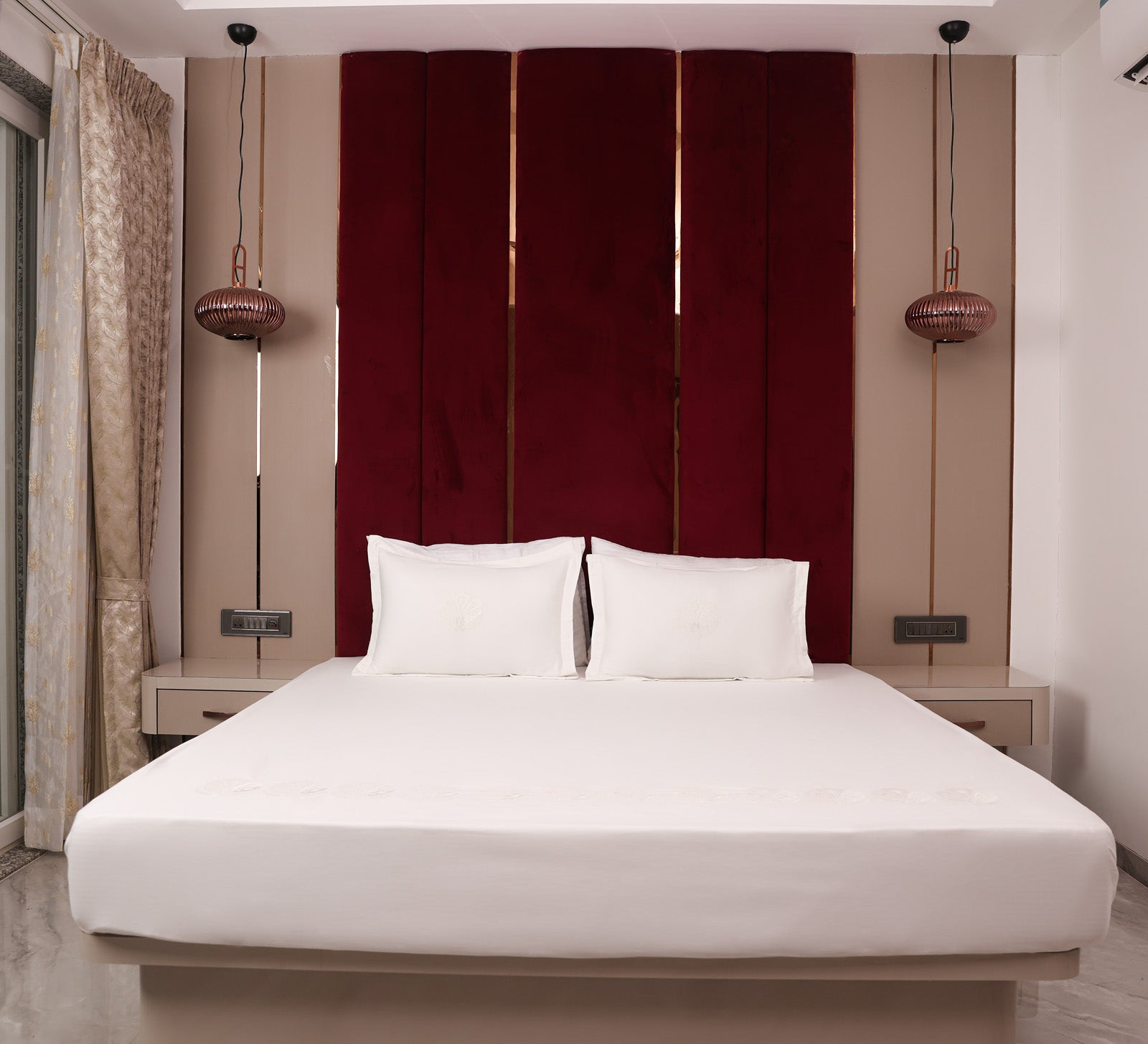 Satin Cotton Double  Bed Sheet