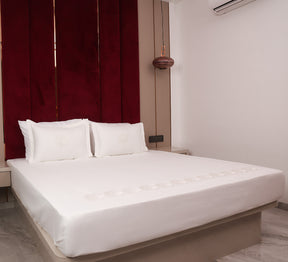 Satin Cotton Double  Bed Sheet