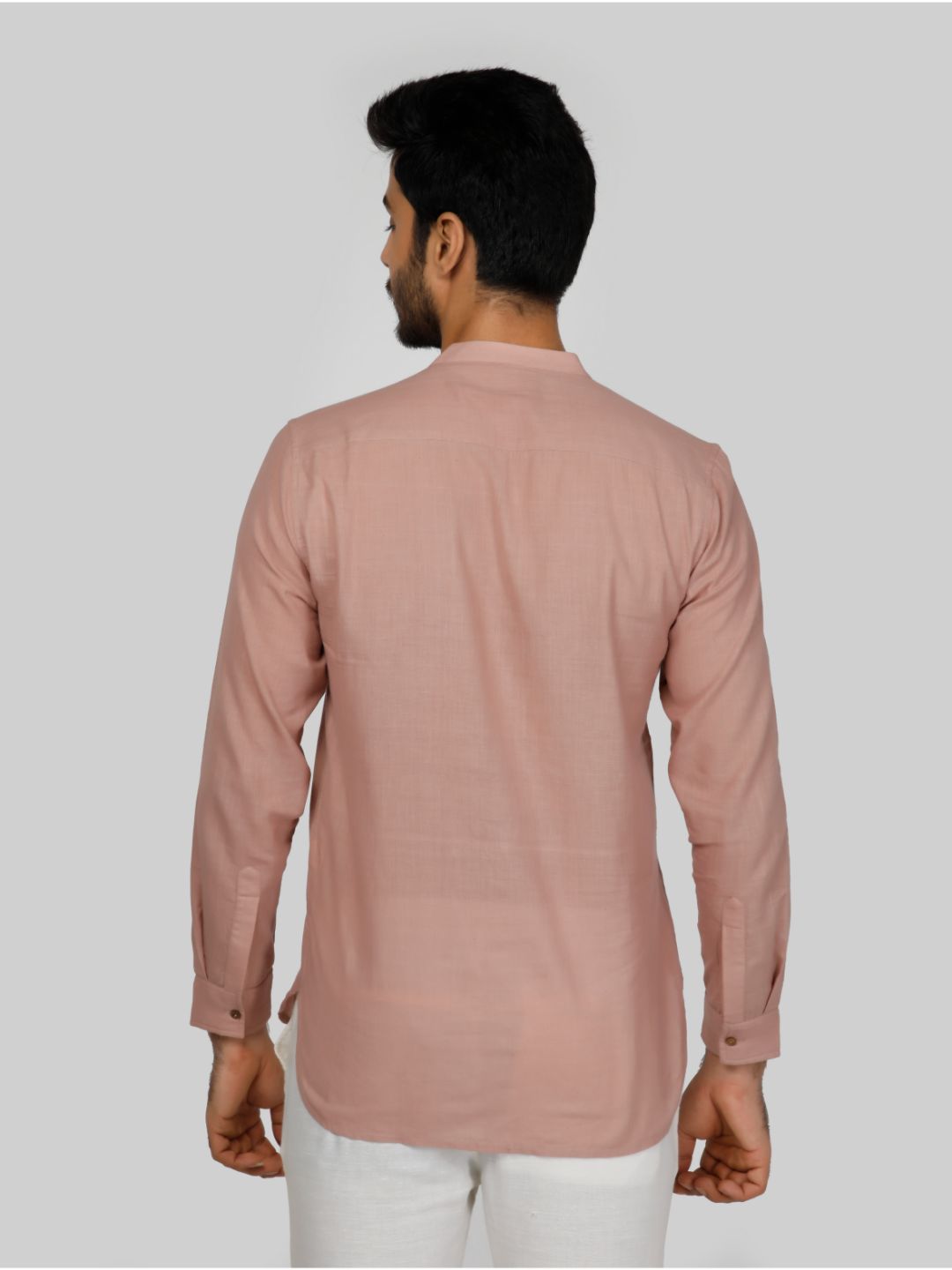 Eco Khadi Cotton Woodrose Shirt Kurta